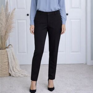 NWT Liverpool‎ Women’s Classic Black Grey Textured Warm Dress Pants SIZE 8 / 29